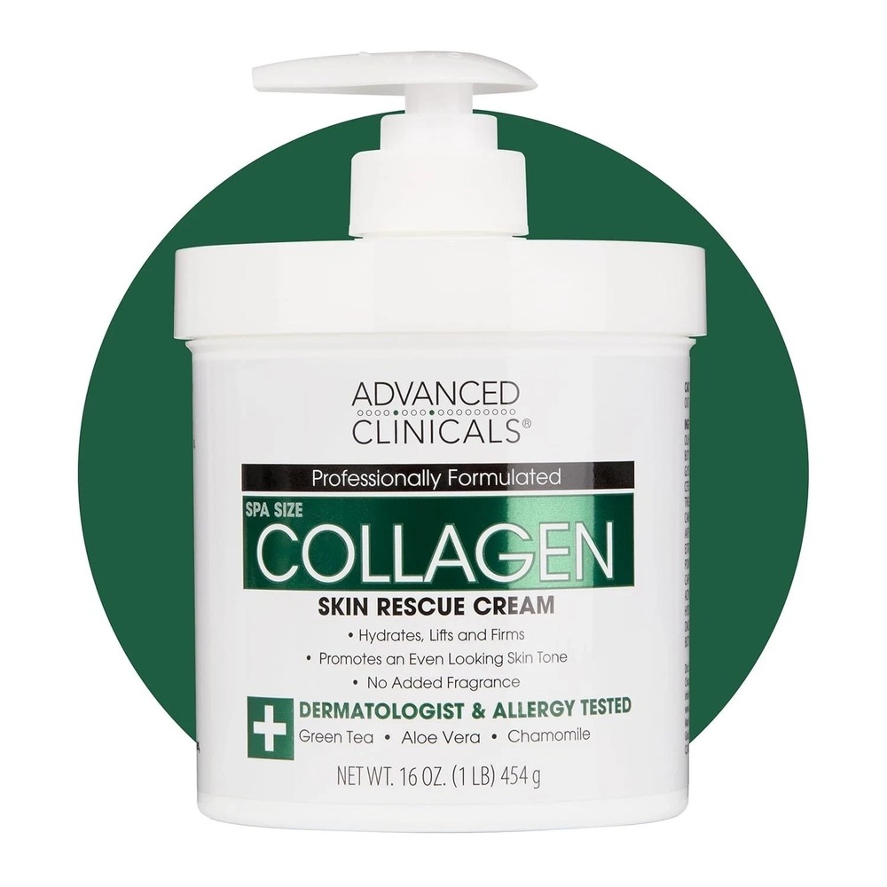 Collagen Advanced  Moisturizer Cream‎ for Body & Face | Skin Tightening 16 Ounce